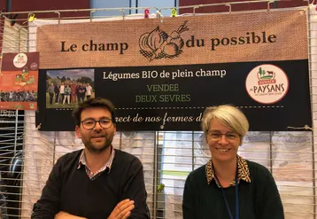 « Le champ du possible », réunissant huit producteurs qui allient projet local et développement durable, était présent au salon Pro Bio. 