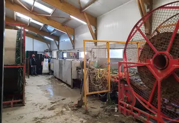 Avec cette nouvelle laverie de poireau, Maxime Besnard estime avoir un gain de 15 à 20 % de volumes travaillés par jour.