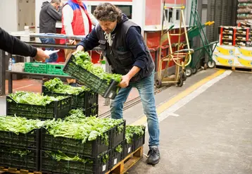 Double peine pour les grossistes italiens de fruits et légumes : prix très bas avant l’épidémie de coronavirus Covid-19 ; chute drastique de l’activité après. © Sogemi