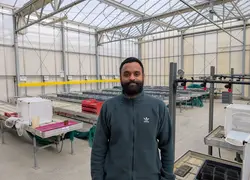 Arjuna Ravindirane, conseiller en protection des cultures du CDDM.